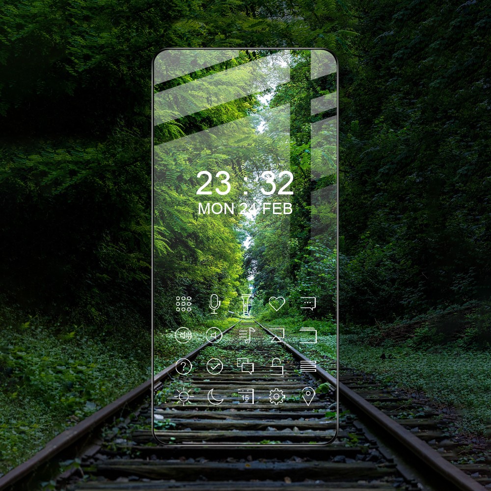 Szkło hartowane Bizon Glass Edge dla Galaxy S22, czarne.